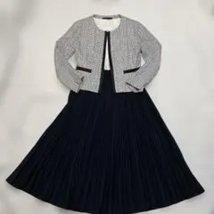 早い者勝ち　フォーマルスーツセット　ノーカラー　スカート　M サイズ