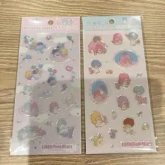 2点セット　キキララ　キラぷくシール