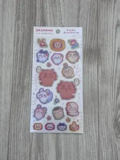 ちいかわシーサーのおみやげやさん クリアなぷっくりシール　沖縄限定