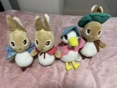 ピーターラビットぬいぐるみ4体セット
