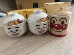 アンパンマンマグカップとてんどんまんどんぶり　3点セット新品ノベルティ