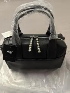 ear PAPILLONNER「スタッズボストンバック」本革・ショルダー付き