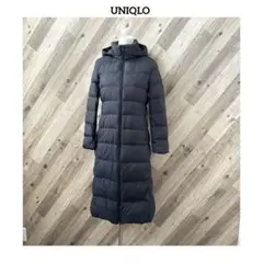 UNIQLO ユニクロ ウルトラライトダウン ロング ダウンコート フード M黒