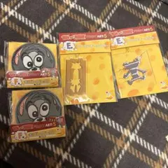 トムとジェリー アクリルキーホルダー 缶バッジ 4個セット