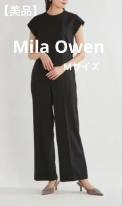 Mila Owen オールインワン 黒 Mのサムネイル