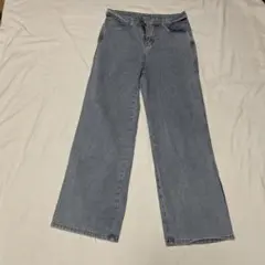 SHEIN ライトブルー ストレートデニム