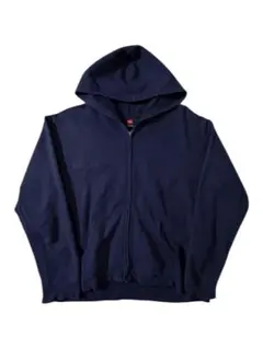 hanes zip up parka y2k Streetwear xl