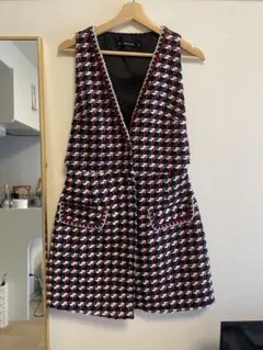 ZARA BASIC ノースリーブミニワンピース