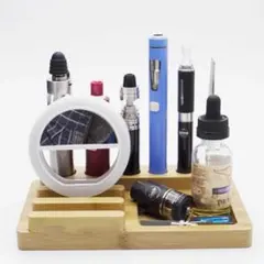 竹製 VAPEスタンド 小物収納スタンド