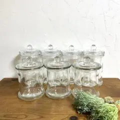 ガラスキャニスターセット　ナチュラル雑貨　インテリア雑貨