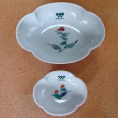對山窯　WIMBLEDON T.C. 花柄皿 2点セット