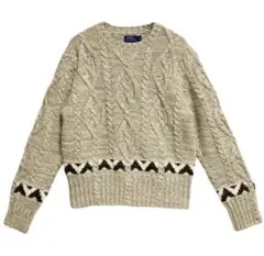 Polo Ralph Lauren ケーブルニットセーター ベージュ