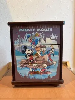ディズニー ミッキーマウス オルゴール 引き出し付き　アクセサリーケース ディズニー ミッキーマウス オルゴール 引き出し付き アクセサリー