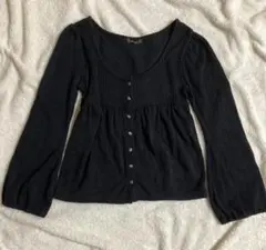 黒 ブラック カーディガン 長袖 DOSCH