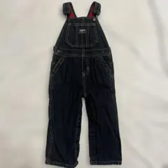 OshKosh ダークデニム オーバーオール　24M
