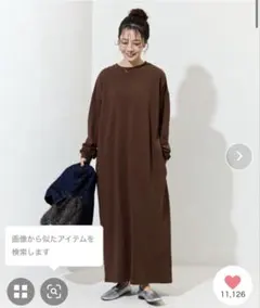 ワンピース コットン フリークスストア 長袖