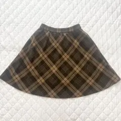 【LOWRYSFARM ローリーズファーム】2wayフレアスカート チェック