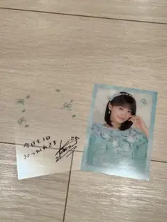 cutie street ラッフルくじ 板倉可奈　クリアカード　プリントサイン入