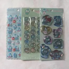 ハンギョドン ウォーターシール おはじき ふわふわサンリオ シール 正規品