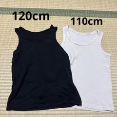 UNIQLO AIRism タンクトップ 2枚セット 120cm 110cm