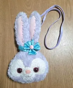 【キャラ物&ディズニー割引中】StellaLou ウサギ型ポーチ 紫