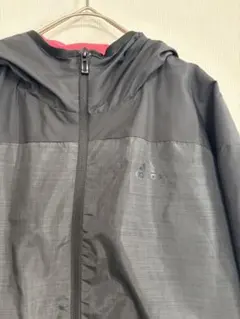 ゆっきー 様専用adidas アウター ウインドブレーカー　黒　ピンク　L 防風