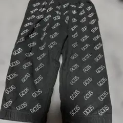 GCDS ラインストーン ロゴ ショートパンツ ブラックサイズS
