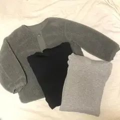 ユニクロ リバーシブルブルゾン スウェットワンピース3点まとめ売り 110サイズ