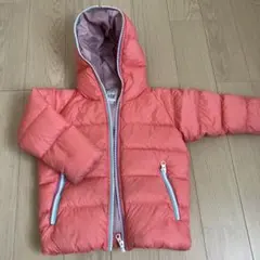 B:MING by BEAMS コーラルピンク ダウンジャケット　100