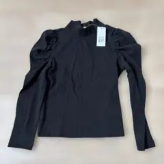タグ付き　baby GAP 黒 パフスリーブ　長袖カットソー