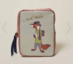 ズートピア　Disney Maison de FLEUR ニック　スクエアポーチ