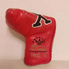 〈SCOTTY CAMERON〉パターカバー RED・X スコッティ・キャメロン