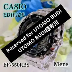 美品 CASIOカシオ メンズ腕時計エディフィス ブラック＆グレー存在感抜群！のサムネイル