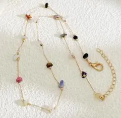 ネックレス　細身ネックレス　レディースネックレス　天然石ネックレス　ネックレス