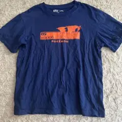 UNIQLO UT ポケモン Tシャツ #0006 140サイズ　ネイビー