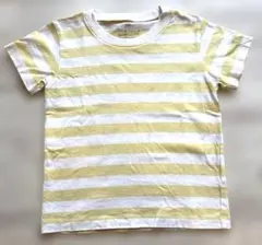 無印良品　レモンイエローTシャツ