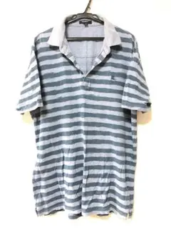Burberry Blue Label ポロシャツ ボーダー柄 LLのサムネイル