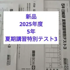 2026年最新】日能研 5年 夏期講習の人気アイテム - メルカリ