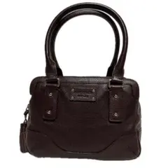 kate spade レザー ハンドバッグ 肩掛け ダークブラウン B78