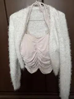 NICE CLAUP カーディガン キャミソールセット