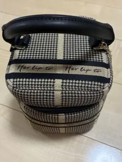 Herlipto Jacquard Mini Vanity Bag silver - メルカリ