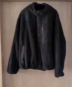 SHIPS ブラック ボアジャケット　M