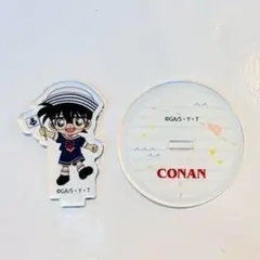 江戸川コナン　ミニアクリルスタンド　マリン　ミニキャラ　コナンカフェ