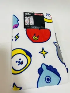 BTS BT21 しまむら フェイスタオル 白