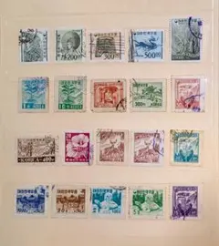 KOREA　韓国　外国　切手　バラ計20点　【全て消印あり】