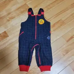 ミキハウス　冬用オーバーオール　　80サイズ