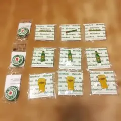 未使用）ハイネケンHeineken ノベルティピンバッジ 12個セットのサムネイル