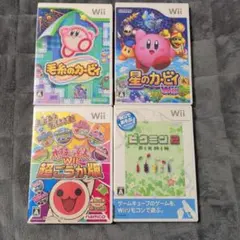 Wii ゲームソフト 4本セット