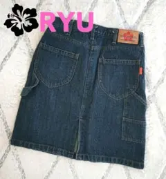 ⛱️RYUSPORTS⛱️デニムスカート⭐️タイト/サーフ⭐️ひざ丈/M⭐️新品