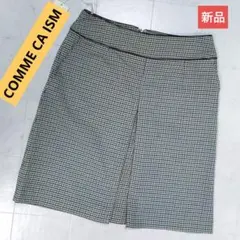 COMME CA ISM　新品タグ付き　ショートスカート　L　チェック柄